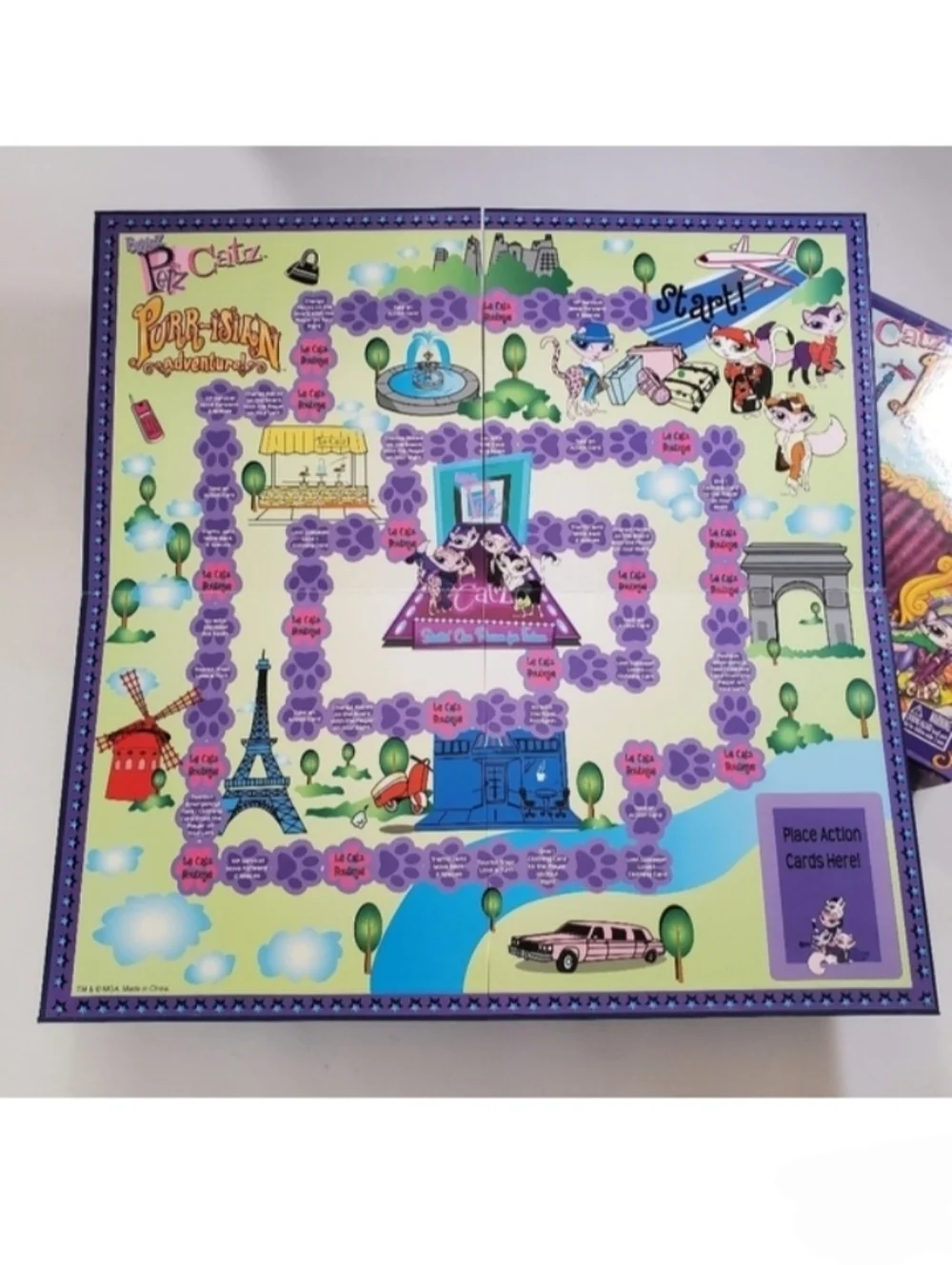 Bratz Petz Catz Purr-isian Adventure Board Game Complete Vintage 2000s